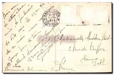 Antuérpia — Calçadão da linha do N. D. Lloyd — Vlosbrug — Verso