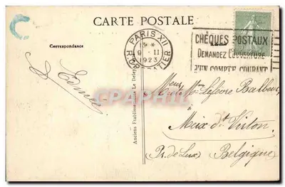 Paryż — Stacja Gare de Lyon — Odtworzona w 1899 — Wydawca nieznany, nr 4020 — Rewers