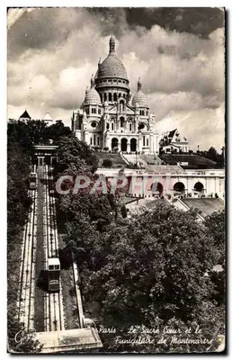 Paris - O Sagrado Coração e o Funicular de Montmartre — Gerry