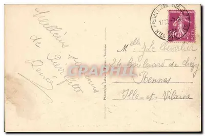 Pierrefitte i Pic de Soulon — Wysokie Pireneje — Fototyp Laboudinière, n°303 — Rewers