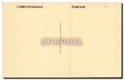 Vézelay — Tympan e arco voltaio da porta esquerda da basílica de Nossa Senhora da Madeleine — Magasin du Pélérin de Vézelay, n° 163 — Verso