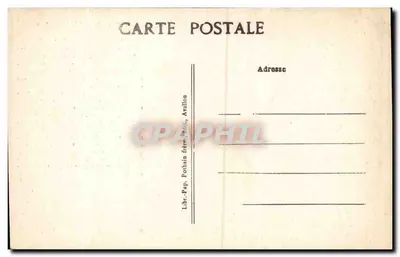 Vézelay histórico — A Porta Nova em 1820 (após sua restauração, 1804) — Livraria Pohain frères, Avalion — Verso