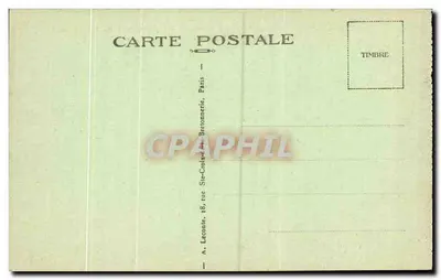 Palácio de VERSAILLES — Fachada sobre os Jardins e o Parterre d'água — A. L. — Verso