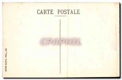 Menton - O Porto, Velha Cidade, O Cais — Edição Giletta, NICE, n° 901 — Verso