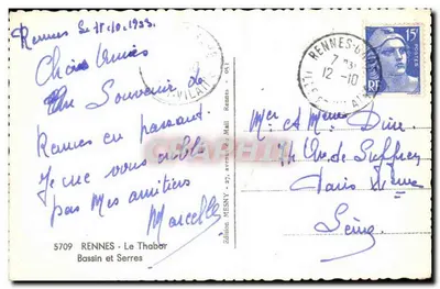 Basen i ogrody szklane — Rennes — wydawnictwo Loïc — Rewers