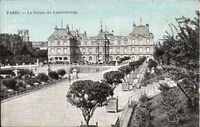 Paris — O Palácio do Luxembourg — Editor não identificado, número de série não visível