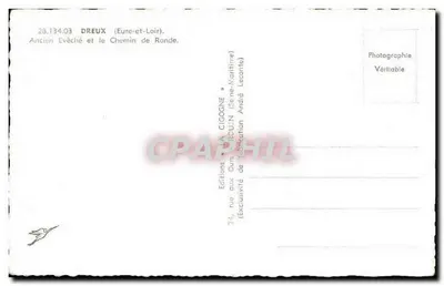 Dreux (Eure-et-Loir) — Antigo Bispo e o Caminho de Ronda — Edições da Cigogne — Verso