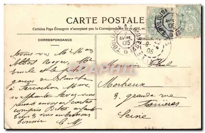 Toulouse — Ogólny widok — wydawca G. P. L. LARROQUE, nr 6 — Rewers