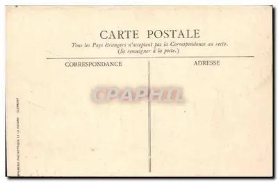 Chamalières — Kościół — Piekna Auvergne, n° 972 — Rewers