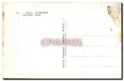 Kościół w Issoire — Dolny bok północny — Artysta Pejzażysta — Rewers