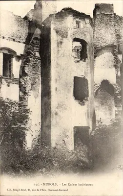 Ruínas internas — Murols — Lib. Bougé-Béal, 21, rue de l'Écu, Clermont-Ferrand