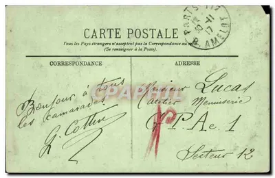Paris — A Ópera — LL. — n°75 — Verso