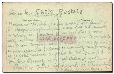Paris — A Estação do Norte — Fot. Néret & Cie, n° 112 — Verso