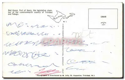Czerwony Dom, Port of Spain — Legislatura Wspólnoty Przylądków Trynidad i Tobago — Mike Roberts Color Production — Rewers