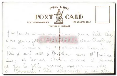 Victoria Park, Paignton — dois cisnes em uma lagoa — Excel Series — Verso