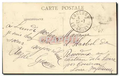 Angers — Wnętrze katedry — Ołtarz — L. V., pbot. — Rewers