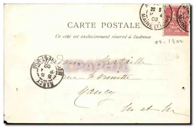Angers — Katedra — wydawca nieznany, numer seryjny nie widoczny — Rewers