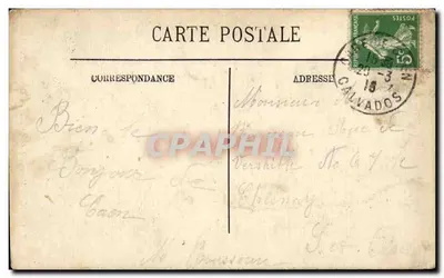 Caen — Monument dos Crianças do Calvados (Detalhe) — L.I. n°139 — Verso