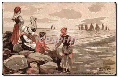 O Mar — O retorno dos barcos pesqueiros — H. Besneu