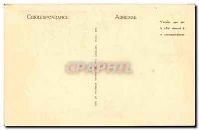 Vézelay — Rue des Ursulines y la Basílica — LL — Reverso