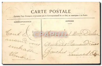 La PIERRE-QUIVIRE — Het klooster (n° 2) — Dessignies, foto-uitgever Mannecey — Achterkant