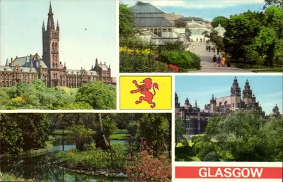 Glasgow — vista panorâmica — Colourmaster International GLA 161