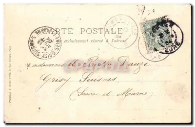 Évreux — Katedra i Biskupstwo — Strona Południowa — G. Lebigné, wydawca, Évreux — Rewers