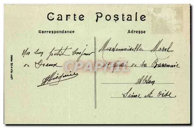 Kaplica św. Ludwika widziana z ogrodu — Dreux — LL — Rewers