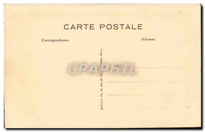 Infirmaria św. Krzyża w Oratorii — miejsce śmierci Bernadette — wydawca Adlard & Cie, Paryż — Rewers