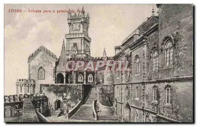 Cintra — Entrada para o palácio da Pena — Édito Costa, Lisboa