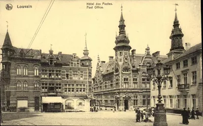 Louvain — Hotel das Correios — editor René Fonteyn