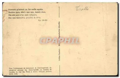 Nossa Senhora de Lorette - O Ossuário - A Cripta — Verso