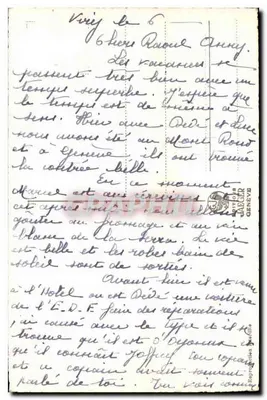 The United Nations Palace — Geneva — publisher Jaeger, no. 7177 — Back