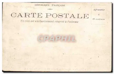 Rouen — Pátio interno do Palácio de Justiça — editor desconhecido — Verso