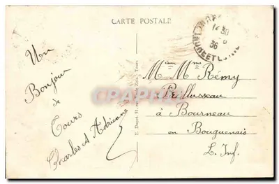 Tours (I.-et-L.) - Place du Palais - A.P. - Place of the Palace — Rewers