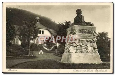 Madeira — Terreiro da Luta-Ésplanada — Monumento ao deputado João Gonçalves Zarco — Série S 189