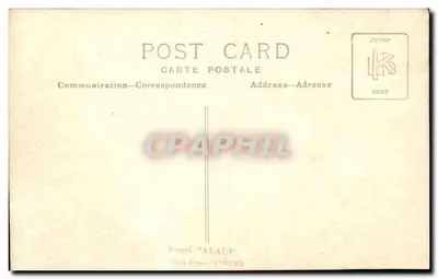 Joven en vestido blanco y velo — Henri SALAUP, VANTES — Reverso