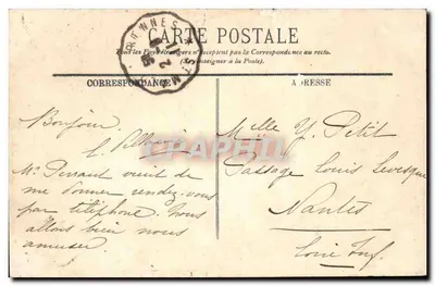 Dinard — Ogólny widok z miejsca strzału w gołębie na Vicomté — LL. — Wydawca LL, nr 82 — Rewers