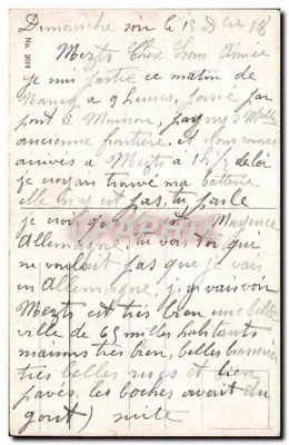 Metz, Pomnik Kajsera Wilhelma — pomnik jeździecki — wydawca nieznany — Rewers