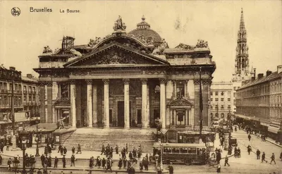 Bruxelas — A Bolsa — editor Thill, número de série não visível