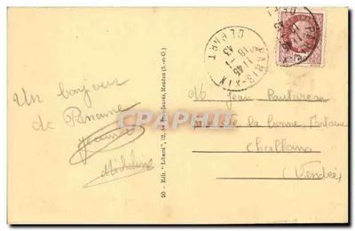 PARIS — Most Konkordii i Izba Deputowanych — Wyd. 20 - Wyd. 'Liberté', Av. Henri-Jaurès, Mandon (S.-et-O.) — Rewers