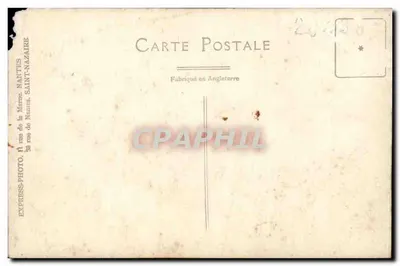 Retrato de una joven mujer — editor Express-Photo, Nantes — n° de serie 20630 — Reverso