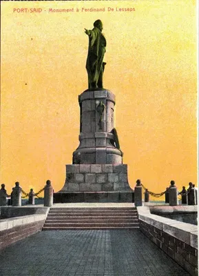 Port-Saïd - Monumento a Ferdinand De Lesseps