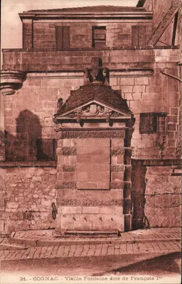 Cognac - Stara Fontanna zwana Fontanną Franciszka I — H. Girard, wydawca Cognac, nr 21
