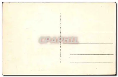 Stara pocztówka Caen - Klasztor Mężczyzn - Dziedziniec Klasztoru — wydawca A. R. n° 47 — Rewers