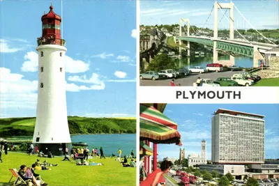 Plymouth — widok panoramiczny — John Hinde (Distributors) Ltd, n° 3DC270