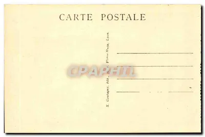 LYON — Catedral de São João, Grande Nef — X. Costagny, editor, Lyon — Verso