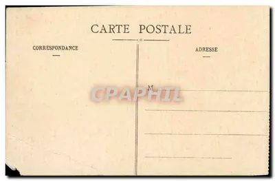 Bizerte — Grand-Hôtel — widok budynku z łukami i palmami — Rewers