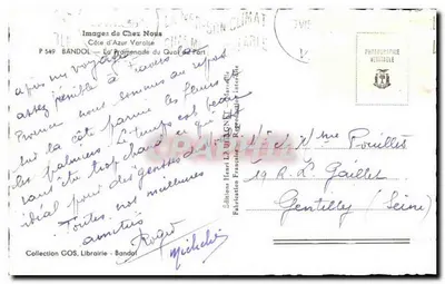 पार्ट के क्वे के प्रॉमेनेड - बैंडोल - आईमेज डी क्यूज नूस, पी 549 — पीछे