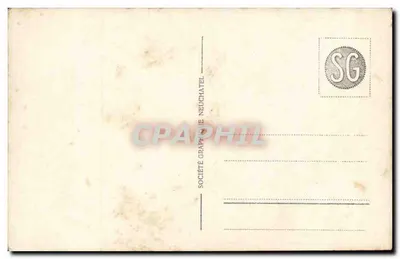 Gletsch und Rhonegletscher — widok na lodowce — Spółka Graficzna Neuchâtel n°2398 — Rewers